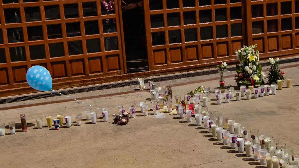 Atrio del templo de la Virgen de Guadalupe en Fresnillo, Zacatecas